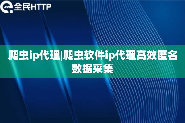 爬虫ip代理|爬虫软件ip代理高效匿名数据采集