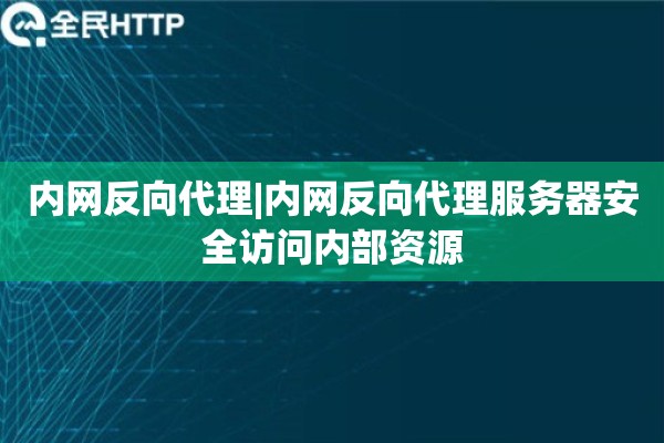 内网反向代理|内网反向代理服务器安全访问内部资源