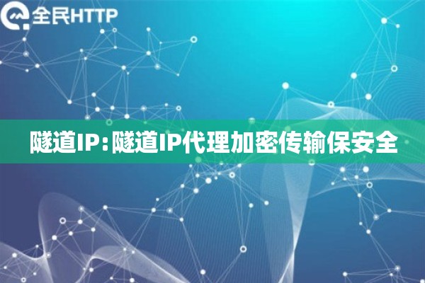隧道IP:隧道IP代理加密传输保安全
