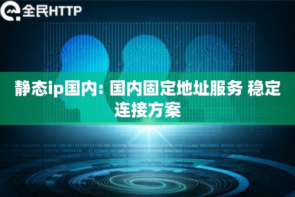 静态ip国内: 国内固定地址服务 稳定连接方案