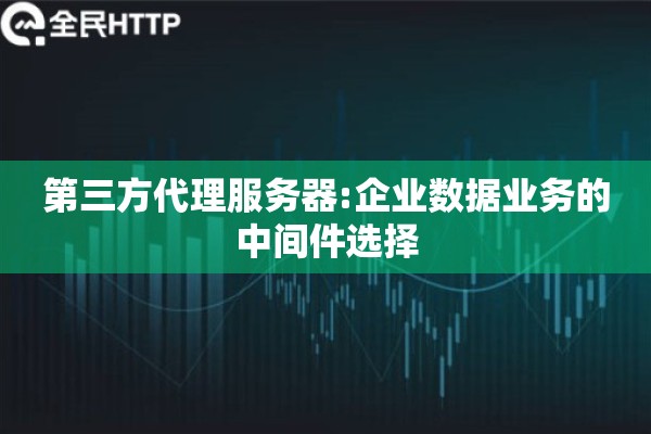 第三方代理服务器:企业数据业务的中间件选择