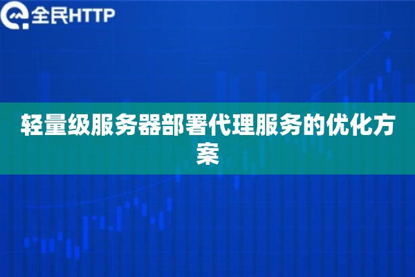 轻量级服务器部署代理服务的优化方案 轻量级服务器部署代理服务的优化方案