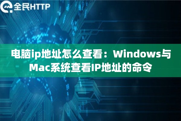 电脑ip地址怎么查看：Windows与Mac系统查看IP地址的命令